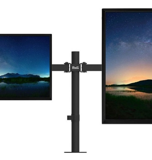 Soporte Doble 2 Monitores Escritorio 13'' A 32'' Klip Xtreme 0