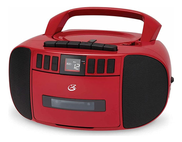 Gravador De Rádio Bca209r Gpx, Am/fm, Cd E Cassete, Vermelho 0