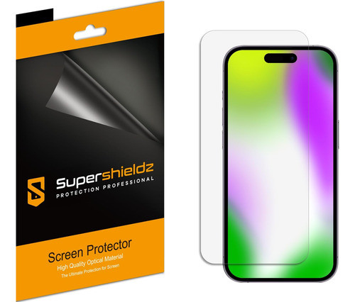 3 Protectores De Pantalla Supershieldz Para iPhone 15 0