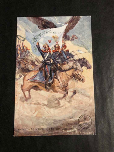Postal Centenario 1910 Batalla. 53414. 0