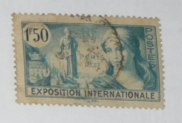 Selo Antigo França  - Exposition Internationale Paris 1937 0