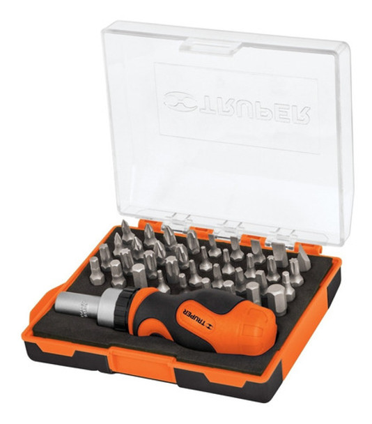 Destornillador Con Matraca 36 Puntas En Caja Truper 0