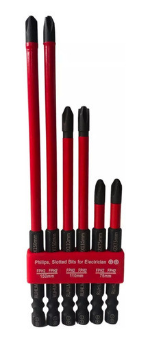 Puntas Fph2 Set Atornillar P/electricistas Ideal Termica 0