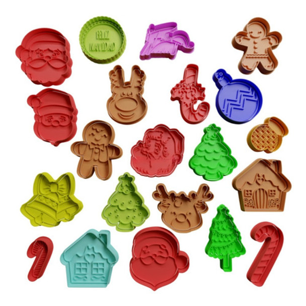Cortantes Para Galletitas Pack De Navidad 0