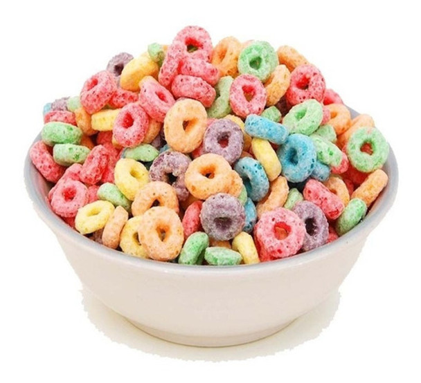 Aritos Frutales De Cereal Tipo Froot Loops - 500 Grs 0