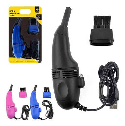 Mini Aspirador Usb Teclado Limpador Pc Laptop Kit De Limpeza 0