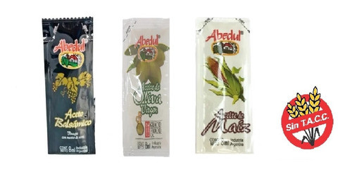 Aceite Oliva, Maiz Y Aceto X 100 Sobres Individuales C/u 0