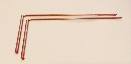 Varillas Radiestesia En Bronce Con Mango Pivotante 0