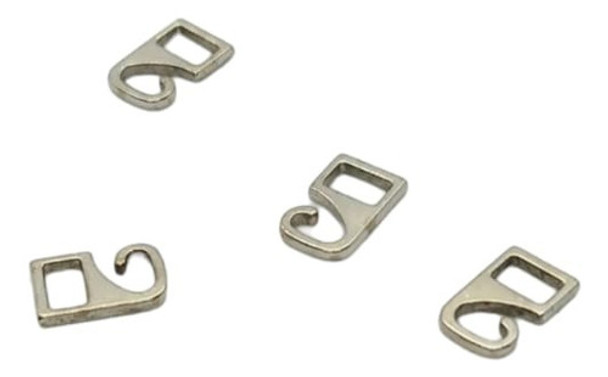Ganchos 6 Mm Bretel Metalicos Zamak X 100. Corpiño. 0