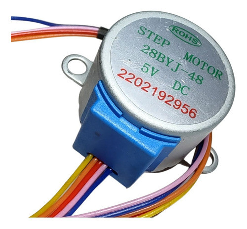 Motor Stepper Paso A Paso 5 V 4 Polos + Driver Uln2003 0
