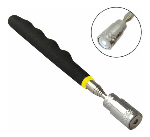 Recoge Piezas Magnético Telescópico 810mm Con Luz Led 0
