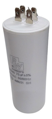 Capacitor Permanente 75uf Contacto Electricidad 0