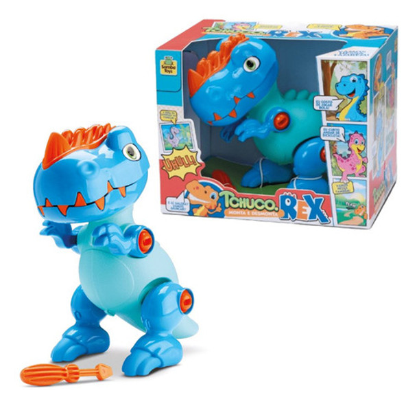 Dinossauro Tchuco Rex Monta Desmonta Educativo - Samba Toys 0