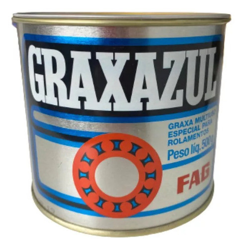 Kit 4und Graxa Azul Fag Multiuso Especial P/ Rolamentos 500g 0