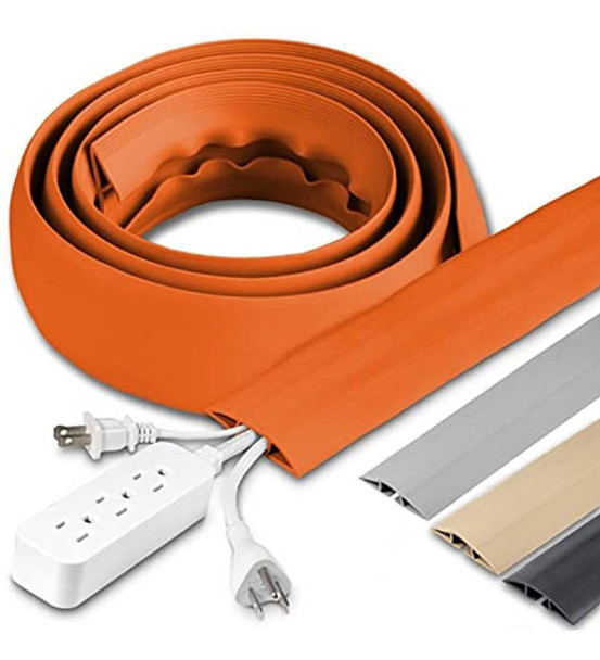 Cubierta Para Cable De Piso Cordinate, 6 Pies, Protector De 0