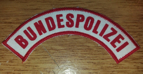 Parche Escudo De Brazo Policía Alemania Bundespolizei 0