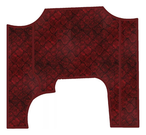 Alfombra Ceramica Cubremotor P/mb/scan Rojo 0