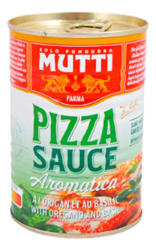 Salsa Para Pizza Mutti En Lata 400 G 0