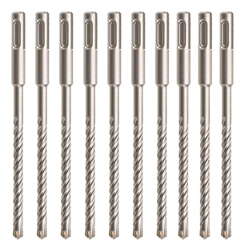 Juego De Mechas Sds Plus 5 A 10mm - 10 Piezas Diewe 0