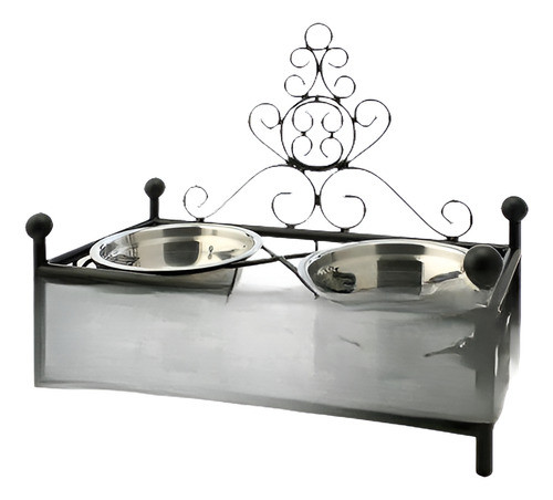 Doble Gato Perro Cachorro Agua Para Mascotas Alimentos Alime 0