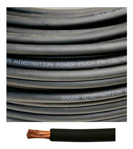 Windynation - Cable De Soldadura De Cobre Calibre 2, Rojo Y 0