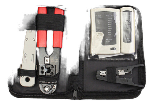 Rj45 Kit De Herramientas De Red Lan Rj11 Cat5 Cat6 Con Cable 0