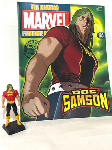 Eaglemoss Marvel Doc Samson #105 Plomo Importado + Revista 0