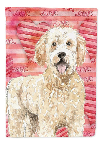 Caroline's Treasures Ck1768gf Love A Goldendoodle Garden Fla 0