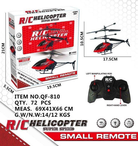 Helicóptero De Juguete A Control Remoto. 0