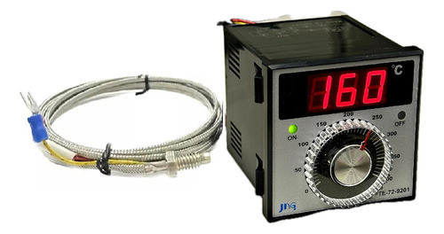 Controlador De Temperatura Jng Teh72-9201 C/ Sensor 0-400°c 0