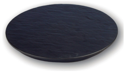 Bandeja Circular Melamina Negra 29,8 Cm Dolsan Catering ! 0