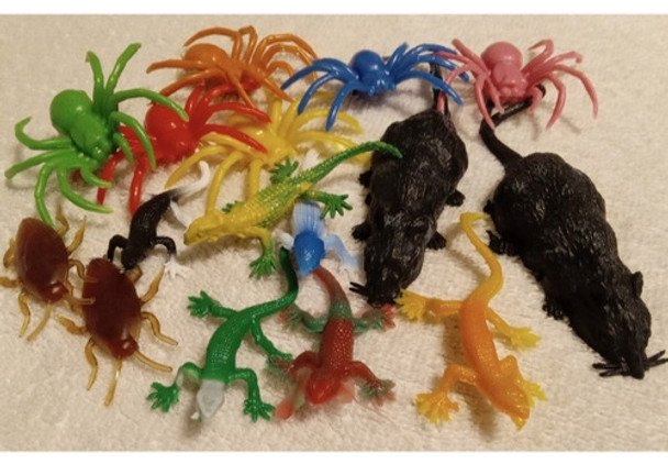 Cucarachas Arañas X 14 Ratas X 2 Halloween Cotillon Chascos 0