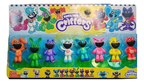 Cosplay Smiling Critters Kit 8 Figures with Base