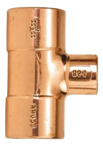 Te Reducao Central 611 Cobre 28 X 15mm 0 Te Reducao Central 611 Cobre 28 X 15mm 0