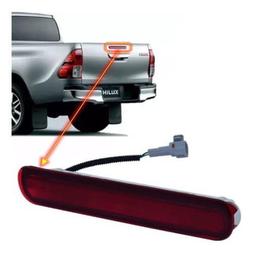 Lanterna Tampa Break Light Hilux 2016 2017 2018 2019 2020 Ve 0