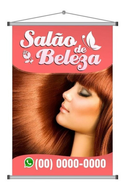 Banner Salão De Beleza Manicure  Pedicure Cabelo 0