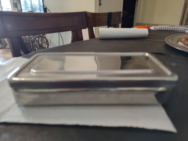 Caja De Acero Inoxidable  Impecable Estado Casi Sin Uso M 0 Caja De Acero Inoxidable  Impecable Estado Casi Sin Uso M 0