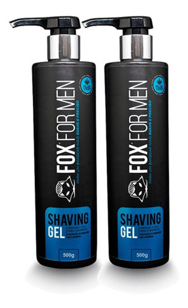 Shaving Gel Fox Shavin Shaver Gel De Barbear 500g 2 Unidades 0