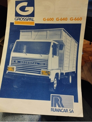Catálogo Folleto Camión Grosspal  Colección Impreso 0