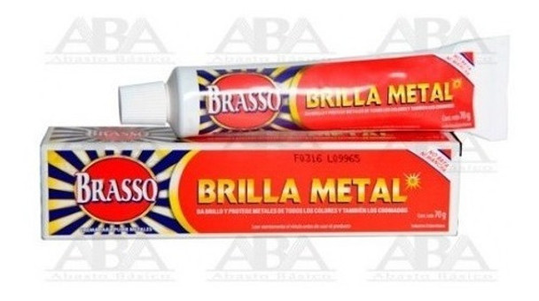 Brasso Brillametal 70 Gr + Franela Gamuza 0