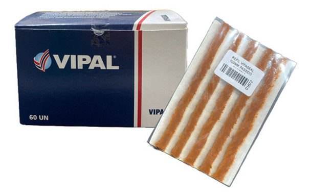 Reparo Refil Macarrão Pneu Sem Câmara Vipal Caixa 60 Pçs 0