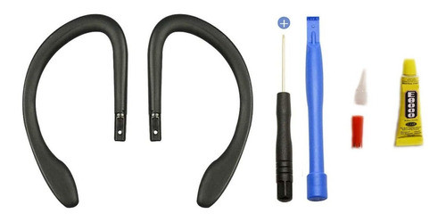 Gancho Para Oreja De Auriculares Bluetooth 2un Negros 0