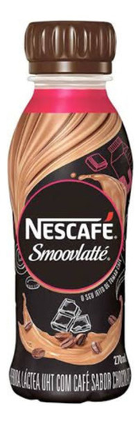 Bebida Láctea Uht Café Chocolate 270ml Smoovlatte Nestlé 0