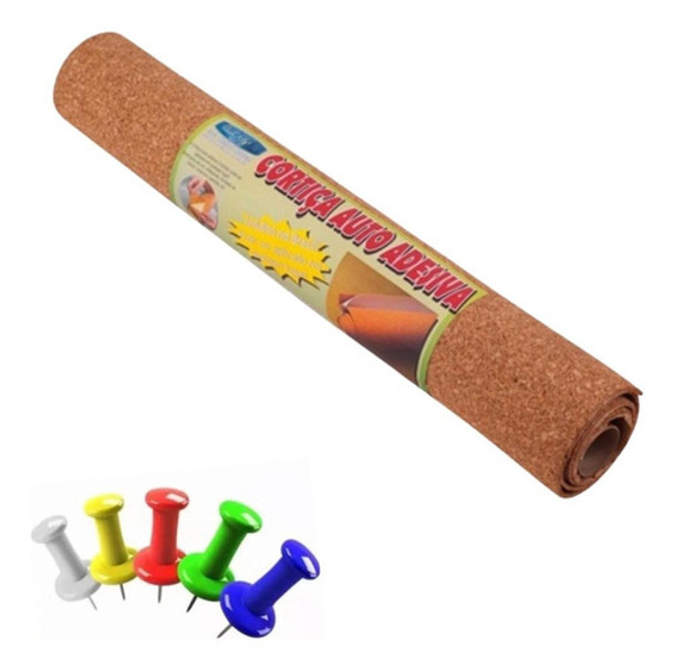 Placa De Cortiça + Alfinetes Mural De Fotos Pendurar Contas 0