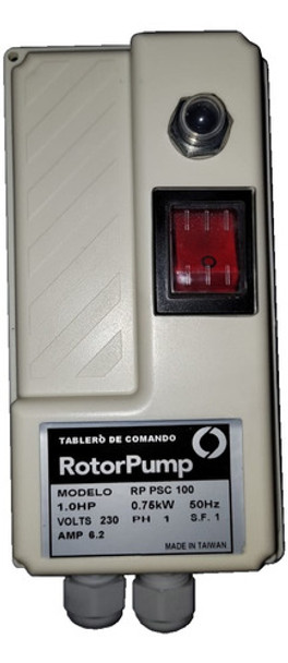Tablero Eléctrico Motor Sumergible Rotorpum 1 H.p-monofásico 0