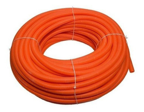 Caño Corrugado Elect. Naranja 20mm Rollo 50mts - Ynter Indus 0