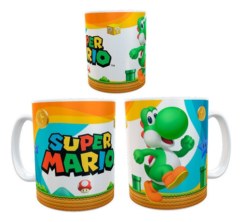Taza Sublimada Mario Bross #3 0