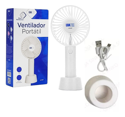 Mini Ventilador De Mão Portátil Recarregável Para Extensão 0