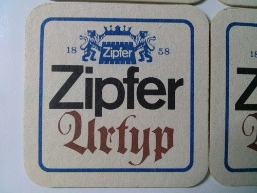 4 Posavasos Cerveza Zipfer,doble Faz 0