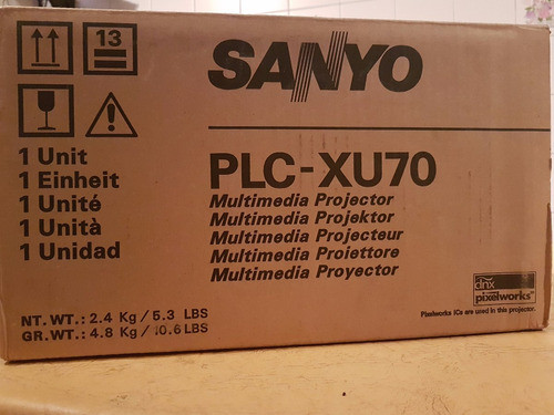 Proyector Digital Hd, Sanyo Plc-xu70 0